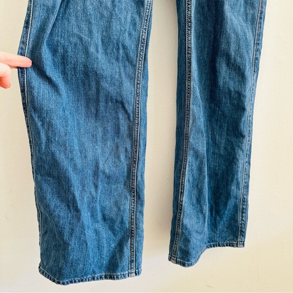 Hollister Denim Overalls High Rise Vintage Overalls 100% Cotton XS - Picture 8 of 8